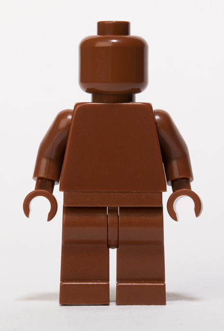 Reddish Brown Lego Monochrome minifigure